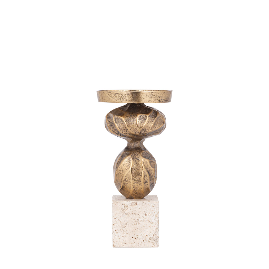 PTMD Malines Kaarsenhouder S | H23 x D11 cm