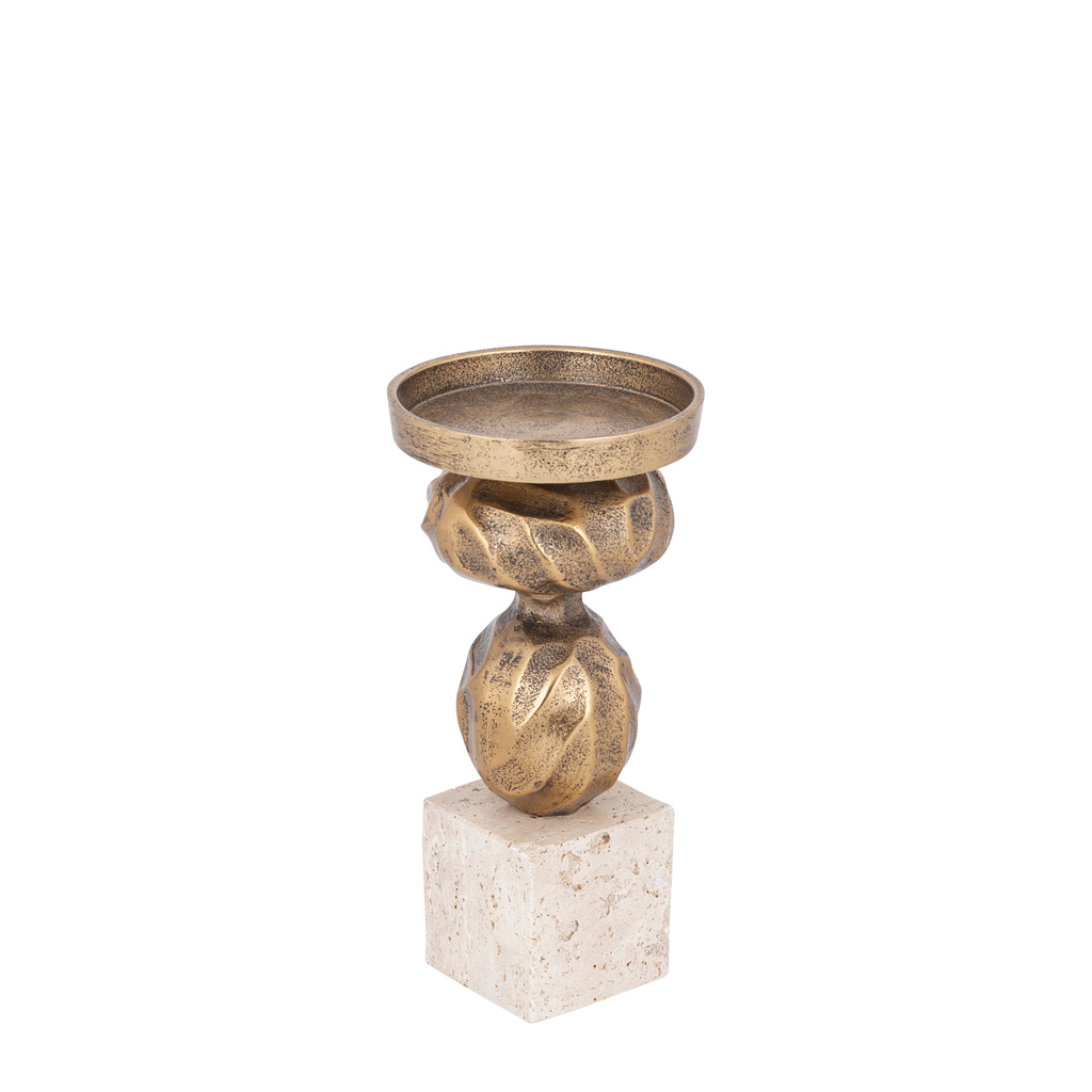 PTMD Malines Kaarsenhouder S | H23 x D11 cm