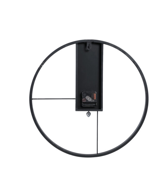 PTMD Lolae Gouden IJzeren Ronde Wandklok L