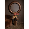 Gezzy Ronde Spiegel | Bruin | Hout | D110 cm