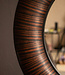 PTMD Gezzy Ronde Spiegel | Bruin | Hout | D110 cm