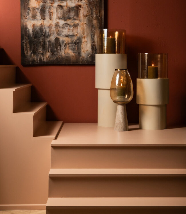 PTMD Binnenkort Crème IJzeren Vloer Stormlicht Glans Glas S