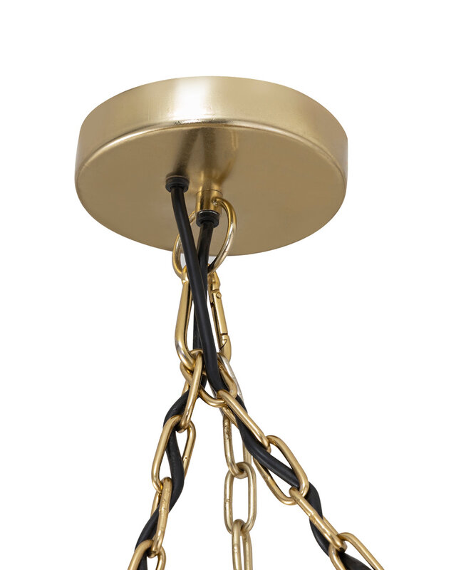 PTMD Wilco Hanglamp | Messing Kettingen | H85 x B108 x D44 cm