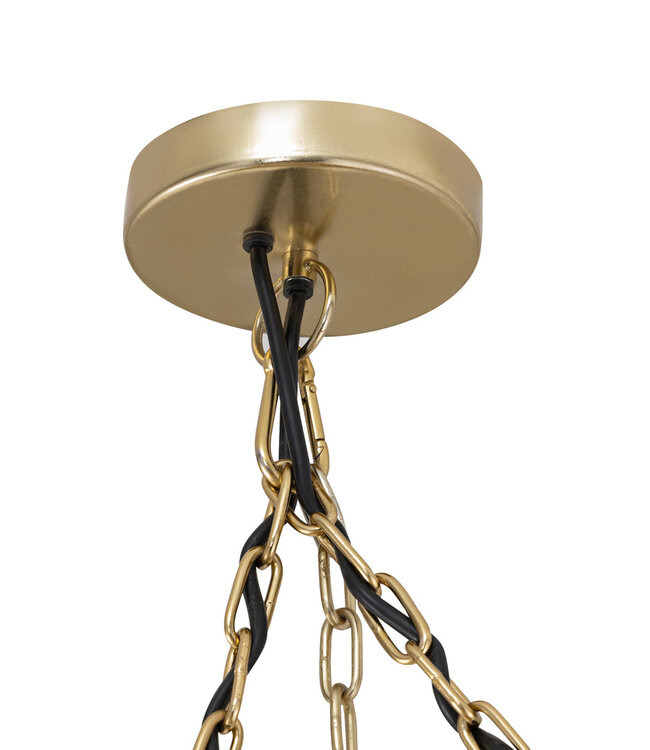 PTMD Wilco Hanglamp | Messing Kettingen | H85 x B108 x D44 cm