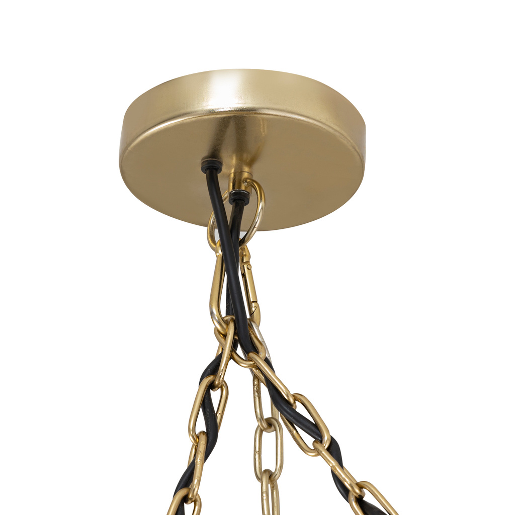 PTMD Wilco Hanglamp | Messing Kettingen | H85 x B108 x D44 cm