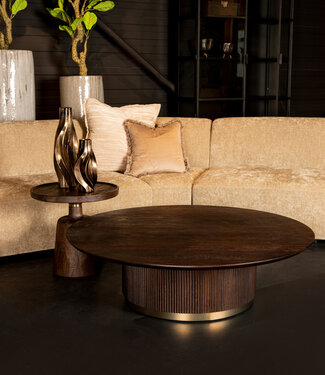 PTMD Xelle Bruine Salontafel 150cm PTMD Xelle Bruine Salontafel 150cm