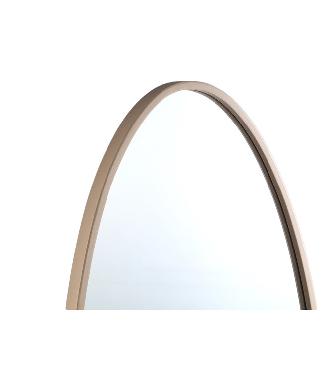 PTMD Serine Zand Staal Ovaal Spiegel Klein