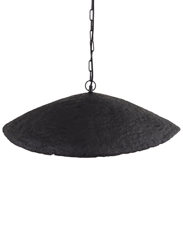 PTMD Majid Hanglamp | Zwart & Goud | H23 x B71 x D53 cm