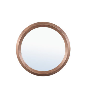 PTMD Nibbi Natuurlijke Houten Spiegel met Gedraaide Ronde Frame