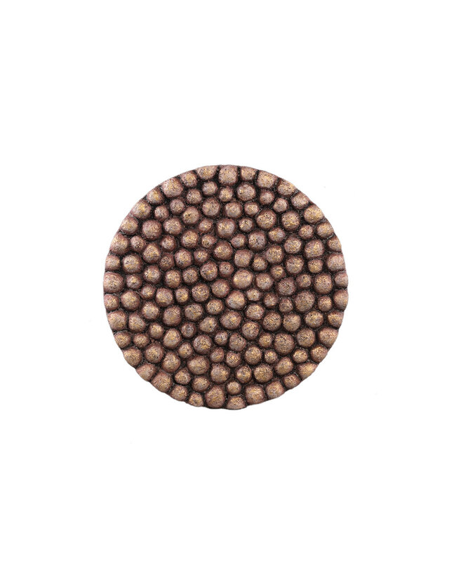 PTMD Gen Bronze Oval Cement Wall Panel Lampen Hoog S