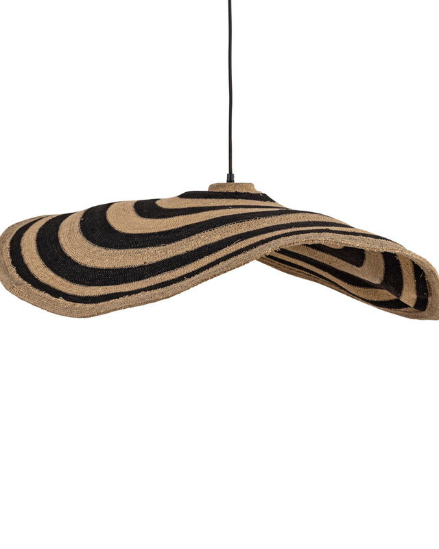 PTMD Loulou Golvende Hanglamp L | Naturel | H36 x B91 x D64 cm