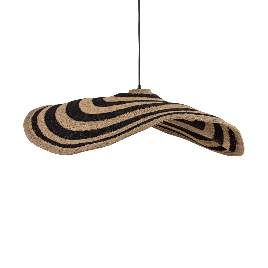 PTMD Loulou Golvende Hanglamp L | Naturel | H36 x B91 x D64 cm
