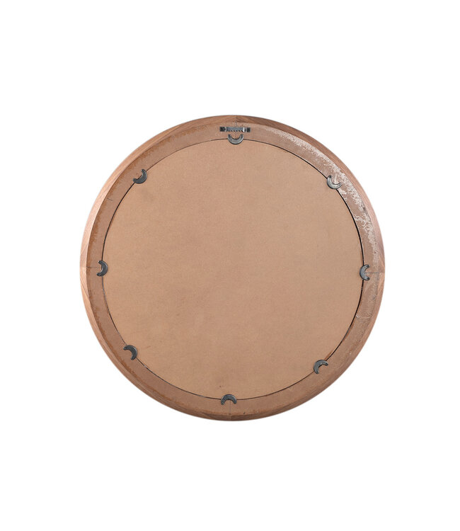 PTMD Nibbi Natuurlijke Houten Spiegel met Gedraaide Ronde Frame