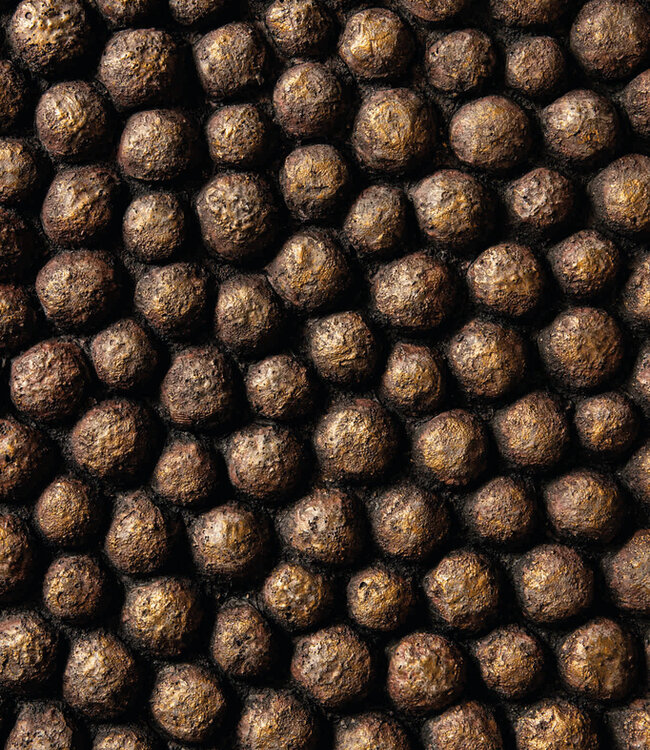 PTMD Gen Bronze Oval Cement Wall Panel Lampen Hoog S