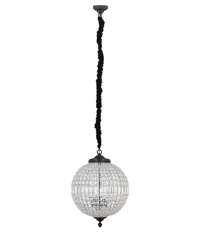 PTMD Jaris Hanglamp M | Kristal | H67 x D48 cm