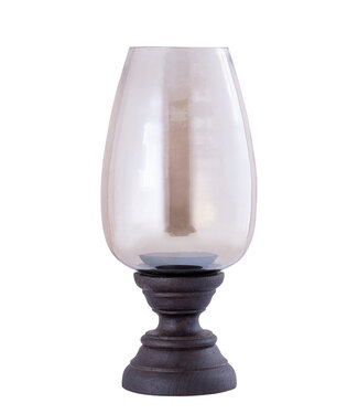 PTMD Qez Bruin Mangohout Stormlicht Rookglas XL