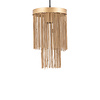 Brenton Hanglamp Met Gouden Kettingen S | H30 x D18 cm