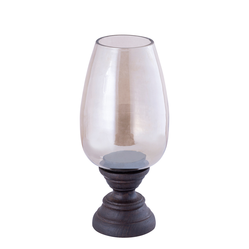 PTMD Qez Bruin Mangohout Stormlicht Rookglas XL