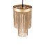 PTMD Brenton Hanglamp Met Gouden Kettingen S | H30 x D18 cm