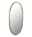 PTMD Limera Messing Aluminium Ovaal Spiegel met Onregelmatige Rand M