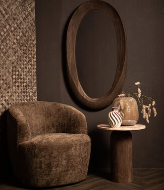 PTMD Noam Spiegel | Bruin | Mangohout | H120 x B68 cm