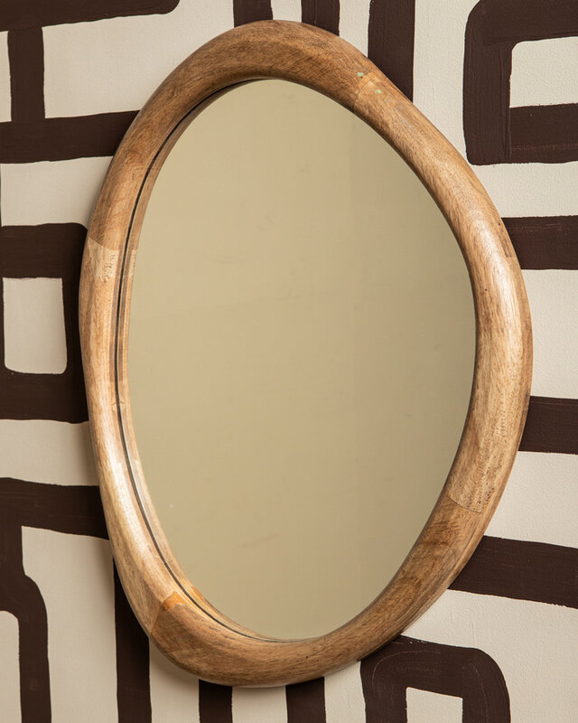PTMD Neelix Spiegel S | Naturel | H60 x B50 cm