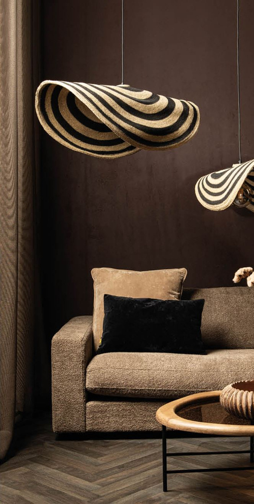 PTMD Loulou Golvende Hanglamp S | H11 x B61 x D41 cm