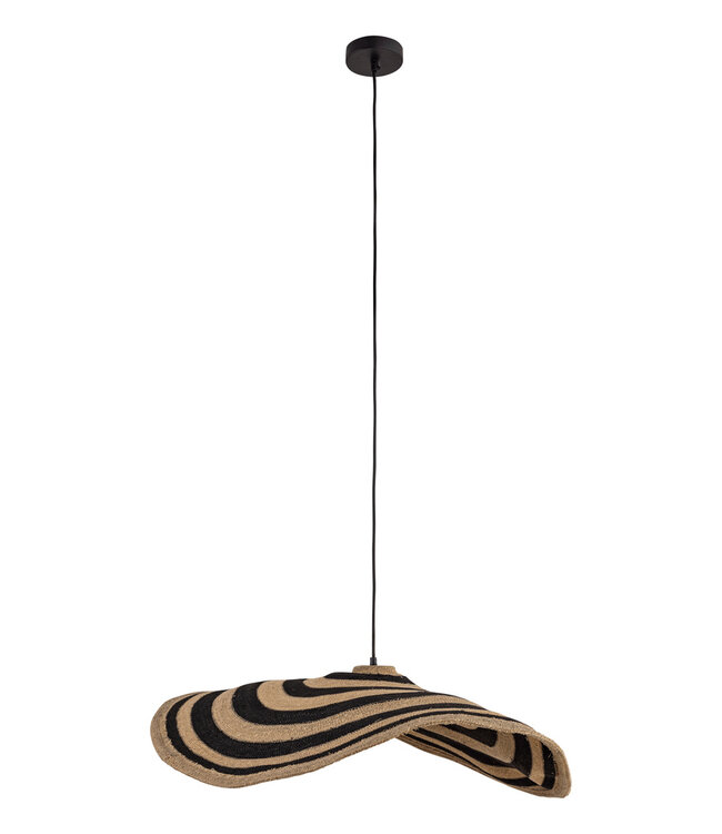 PTMD Loulou Golvende Hanglamp L | Naturel | H36 x B91 x D64 cm