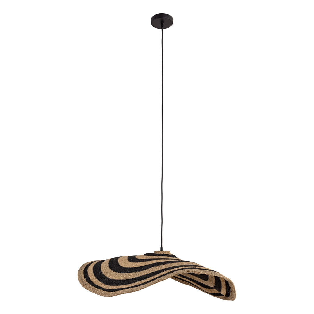 PTMD Loulou Golvende Hanglamp L | Naturel | H36 x B91 x D64 cm