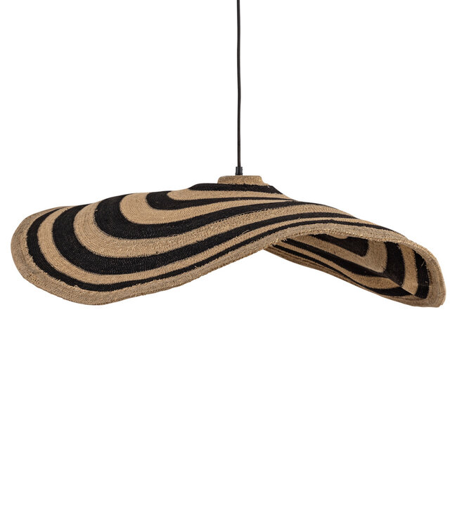 PTMD Loulou Golvende Hanglamp L | Naturel | H36 x B91 x D64 cm
