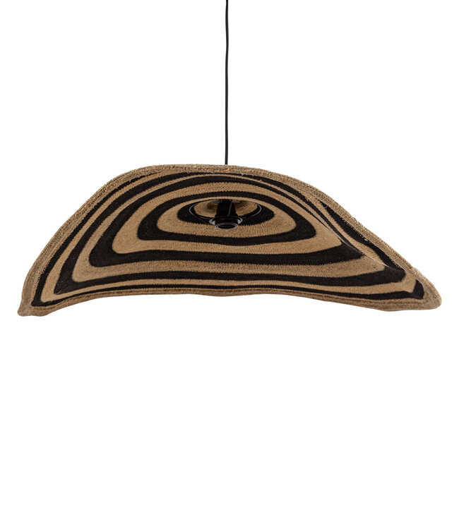 PTMD Loulou Golvende Hanglamp L | Naturel | H36 x B91 x D64 cm