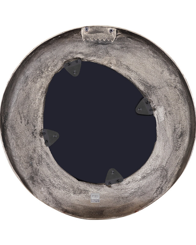PTMD Daweson Nikkel Gegoten Aluminium Spiegel Open Rond