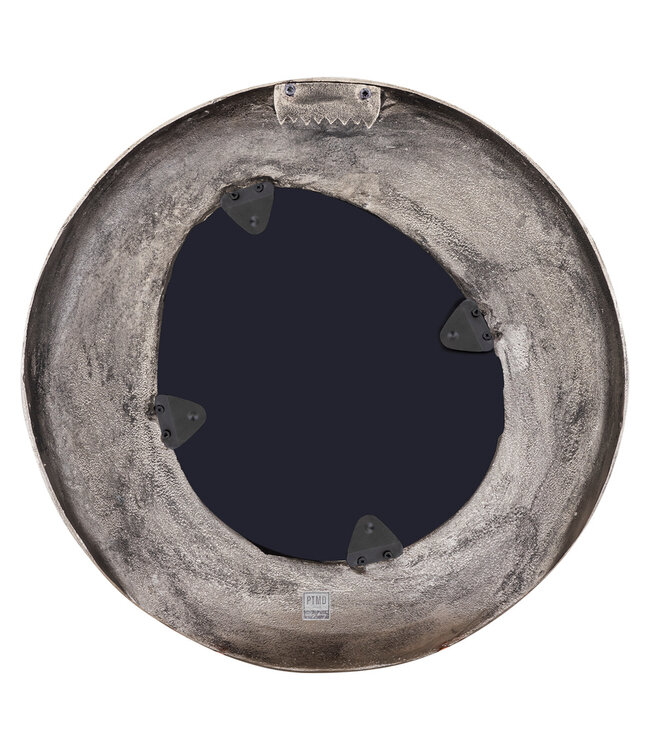 PTMD Daweson Nikkel Gegoten Aluminium Spiegel Open Rond