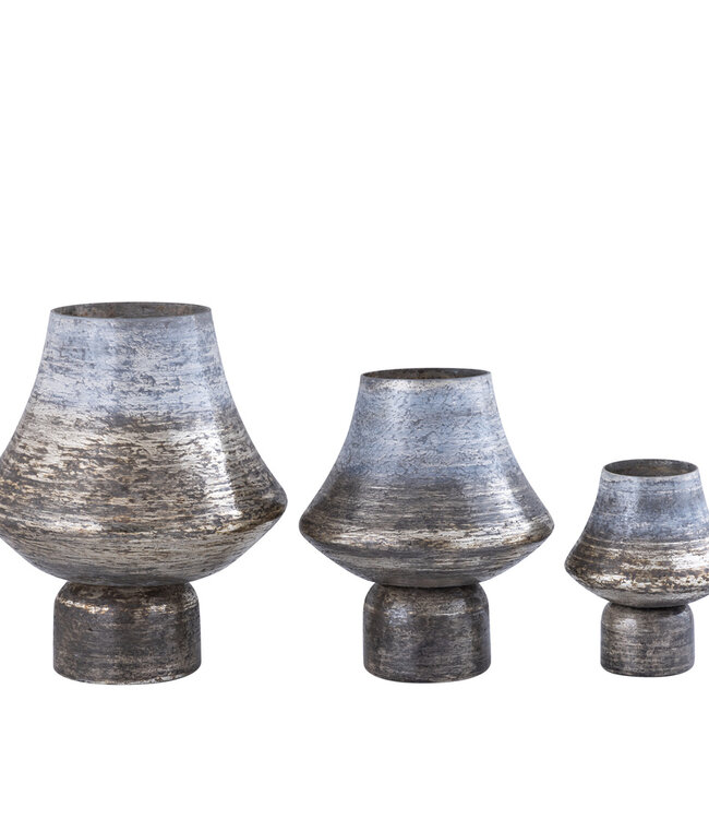 PTMD Soroosh Stormlicht M | Grijs | H30 x D24 cm