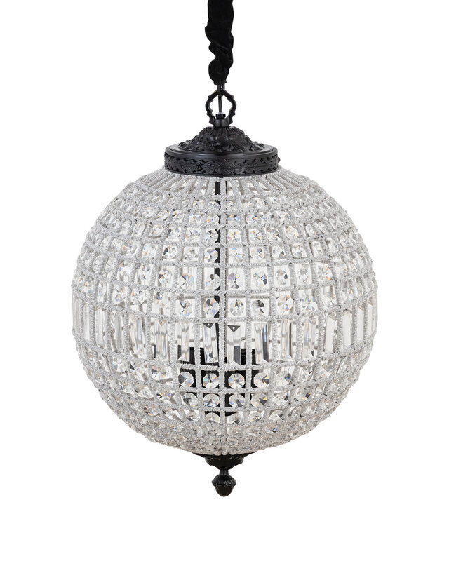 PTMD Jaris Hanglamp M | Kristal | H67 x D48 cm