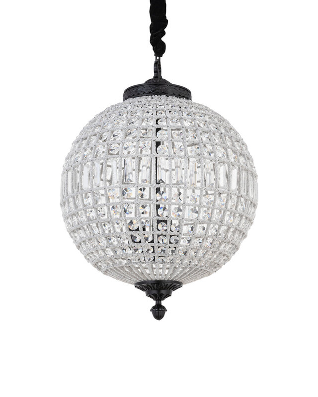 PTMD Jaris Hanglamp M | Kristal | H67 x D48 cm