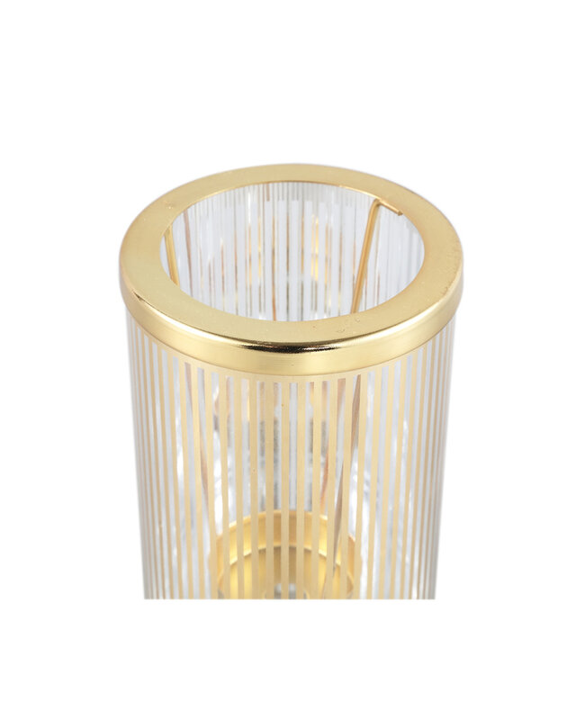 PTMD Ella Waxinelichthouder | Goud | H24 x D8 cm