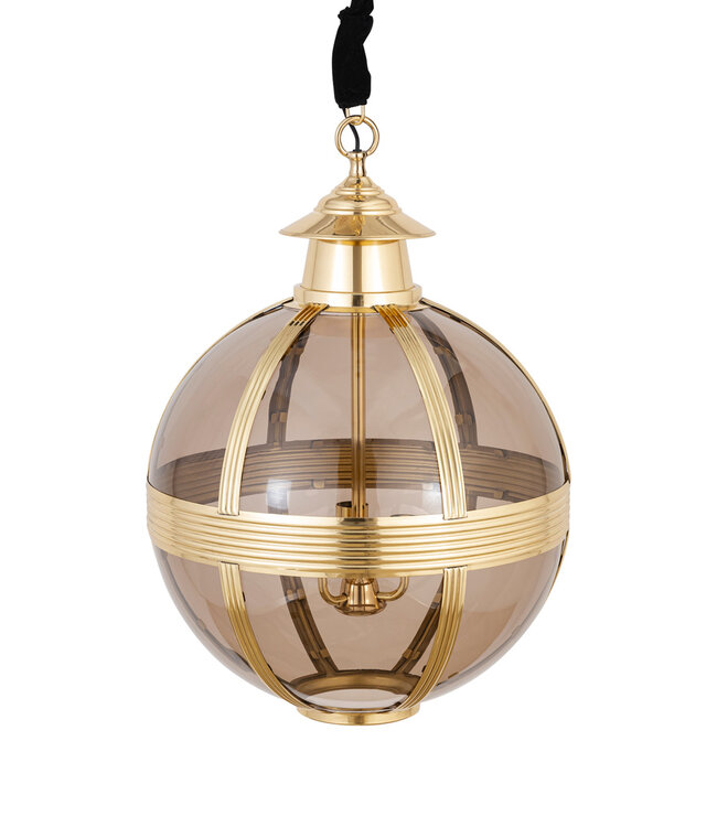 PTMD Mikk Antieke Hanglamp M | Messing | H76 x D56 cm