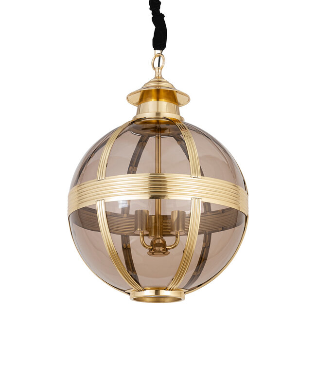 PTMD Mikk Antieke Hanglamp M | Messing | H76 x D56 cm