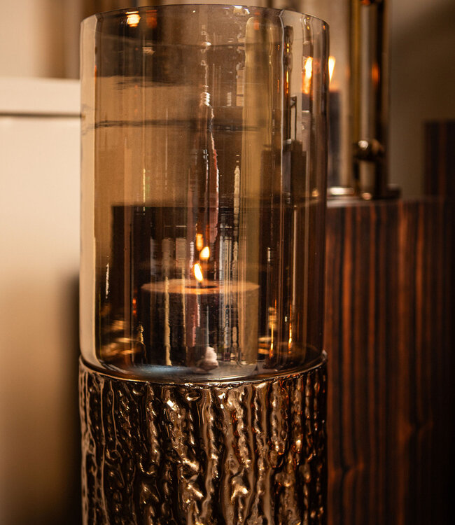 PTMD Rezy Stormlicht L | Ambergoud | H91 x D21 cm