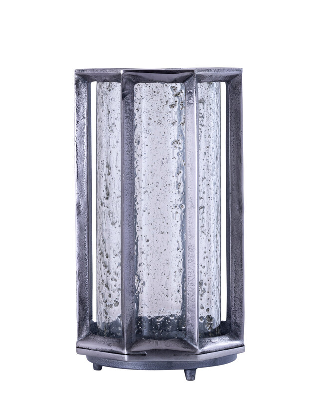 PTMD Connhal Stormlicht L | Zwart | H34 x B20 x D20 cm