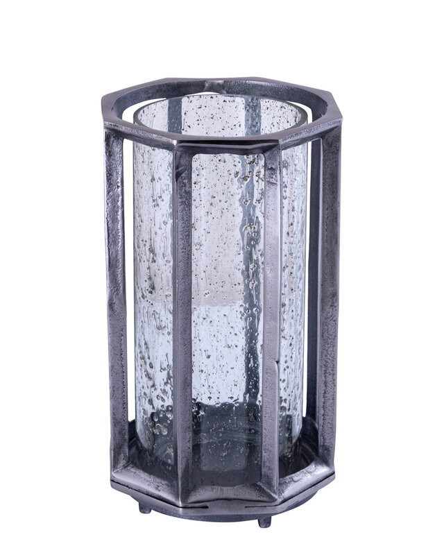 PTMD Connhal Stormlicht L | Zwart | H34 x B20 x D20 cm
