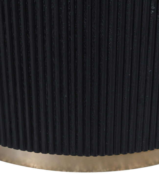 PTMD Xelle Zwarte Salontafel 150 Cm