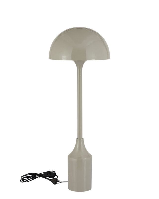 PTMD Tanaiya Tafellamp | Crème | IJzer | H80 x D31 cm