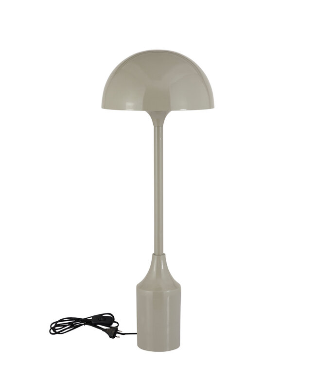 PTMD Tanaiya Tafellamp | Crème | IJzer | H80 x D31 cm