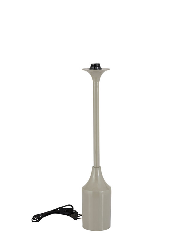 PTMD Tanaiya Tafellamp | Crème | IJzer | H80 x D31 cm