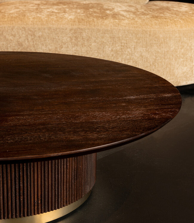 PTMD Xelle Zwarte Salontafel 150 Cm