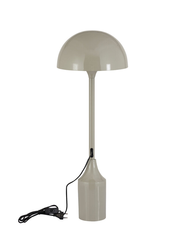 PTMD Tanaiya Tafellamp | Crème | IJzer | H80 x D31 cm