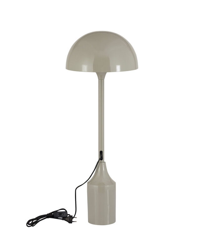 PTMD Tanaiya Tafellamp | Crème | IJzer | H80 x D31 cm