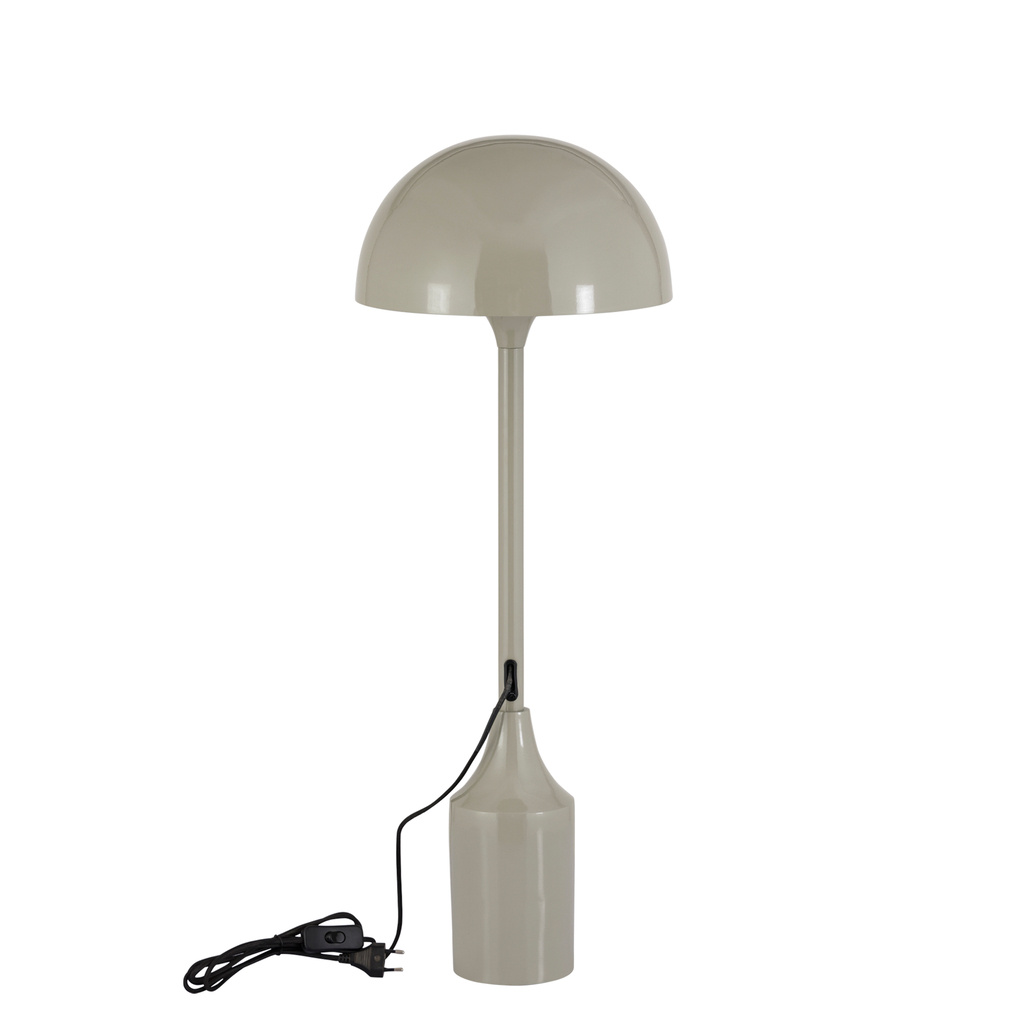 PTMD Tanaiya Tafellamp | Crème | IJzer | H80 x D31 cm
